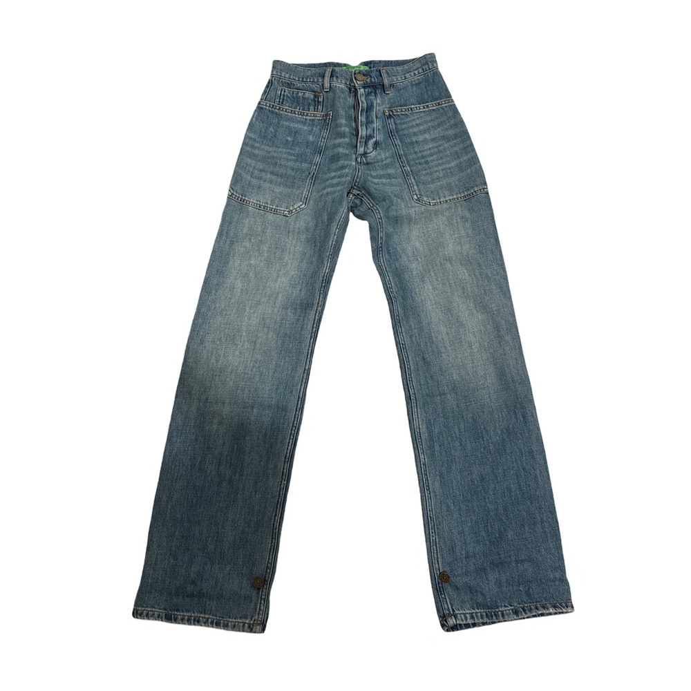 NWT SR vs. Sandrine Rose LA Women’s 90’s Wide Leg Distressed Cargo Jeans
